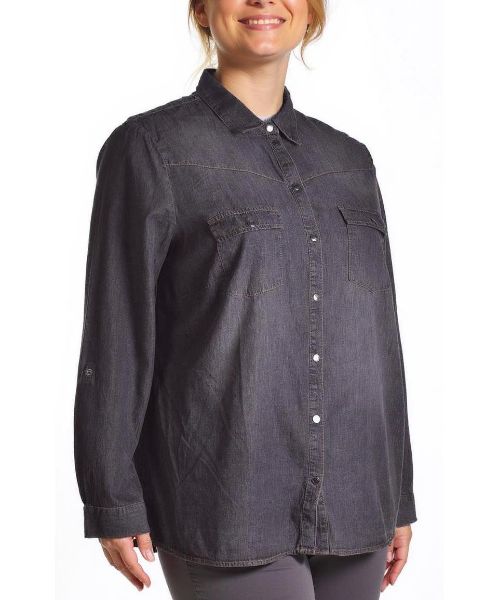 Снимка на Дамска дънкова риза