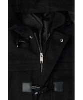 Снимка на Мъжко палто с подвижна качулка