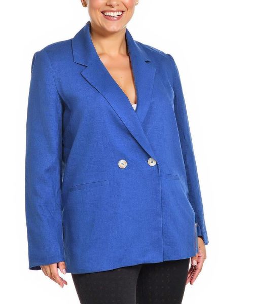 Снимка на Дамско ленено сако