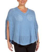 Снимка на Дамски пуловер тип пончо