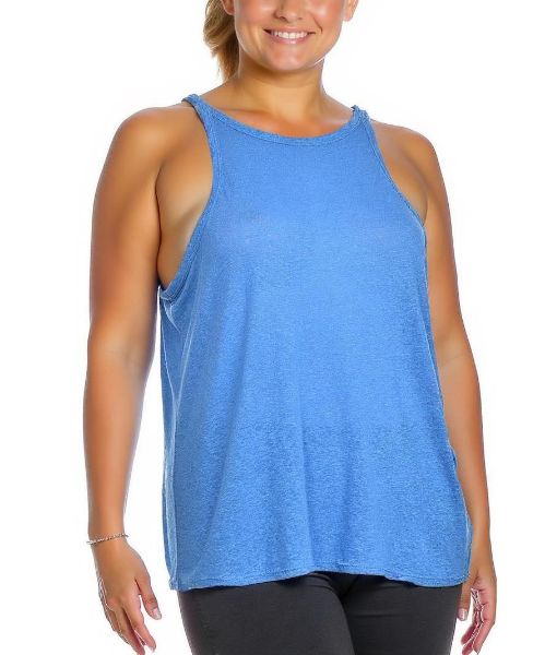 Снимка на Дамски топ от ленена смес