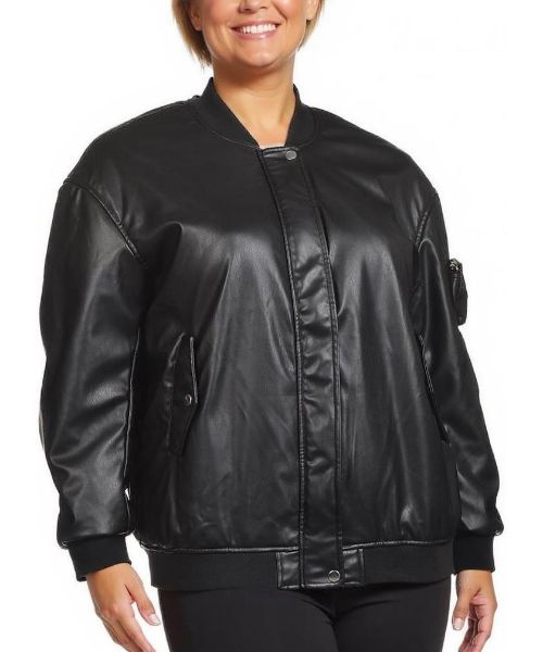 Снимка на Дамско яке еко кожа