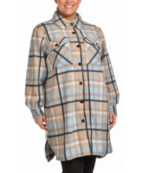 Снимка на Дамско поларено яке тип риза