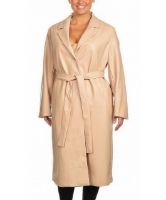 Снимка на Дамско палто от еко кожа