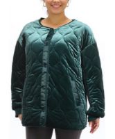 Снимка на Дамско кадифено ватирано яке