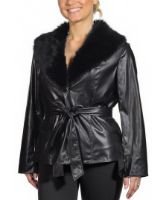 Снимка на Дамско яке от еко кожа