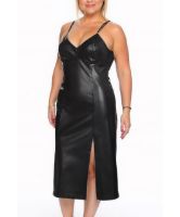 Снимка на Рокля от еко кожа