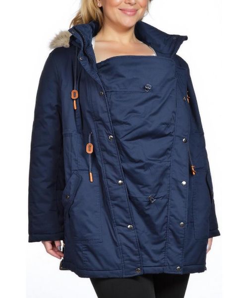 Снимка на Дамско яке с приставка за носене на бебе