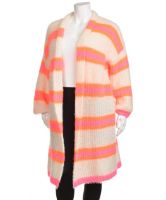 Снимка на Дамска жилетка с шарка в електриков цвят