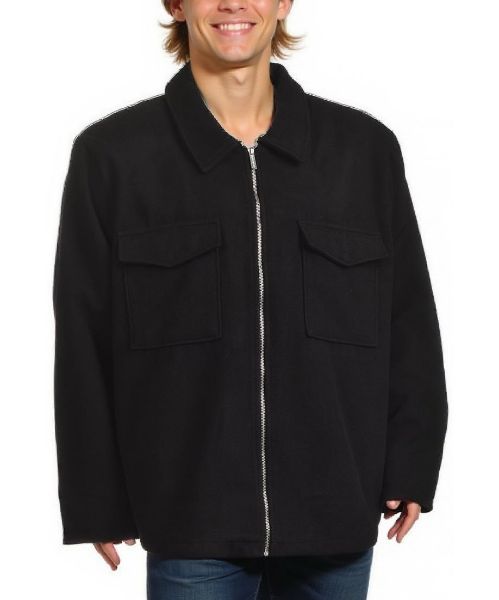 Снимка на Мъжко яке от имитация на вълна