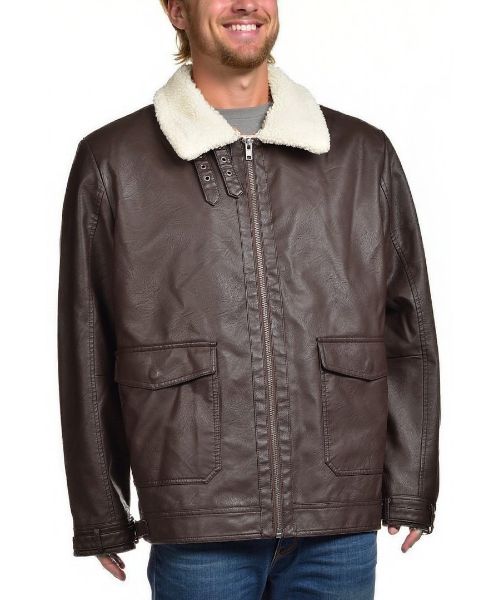 Снимка на Мъжко яке от еко кожа