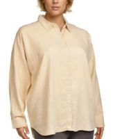 Снимка на Дамска риза от ленена смес