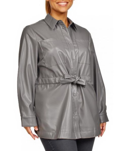 Снимка на Дамско яке еко кожа