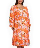 Снимка на Рокля от устойчива вискоза с джобове