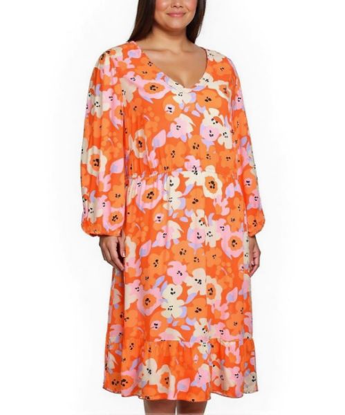 Снимка на Рокля от устойчива вискоза с джобове