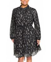 Снимка на Рокля от вълна и коприна