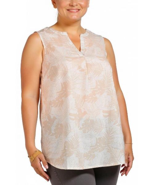 Снимка на Дамска туника от ленена смес