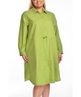 Снимка на Рокля от плътна ленена смес