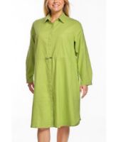 Снимка на Рокля от плътна ленена смес