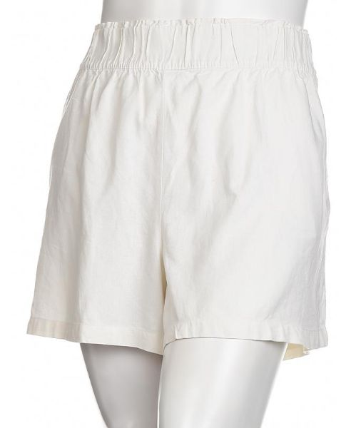 Снимка на Дамски къс панталон от ленена смес