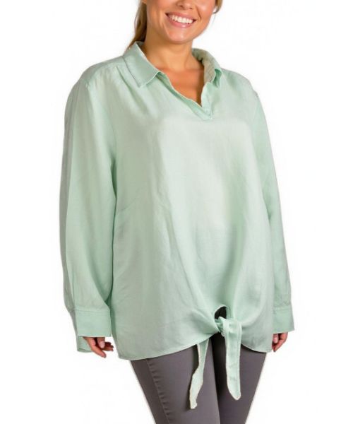 Снимка на Дамска блуза от ленена смес