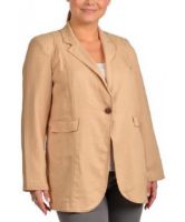 Снимка на Дамско сако от ленена смес