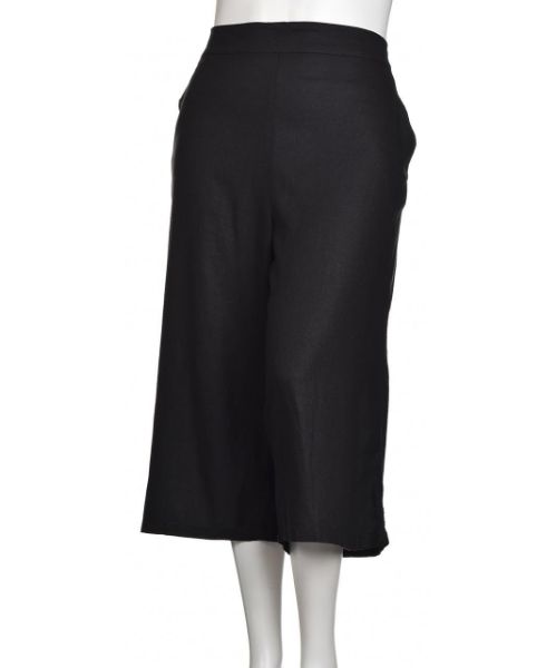 Снимка на Дамски къс панталон от ленена смес