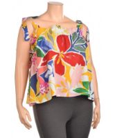 Снимка на Дамски топ от ленена смес