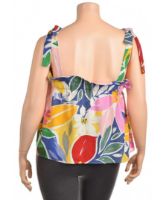 Снимка на Дамски топ от ленена смес