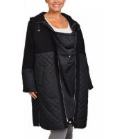 Снимка на Дамско палто с приставка за новородено