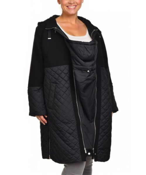 Снимка на Дамско палто с приставка за новородено