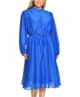 Снимка на Рокля от лиоцел и коприна