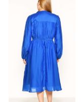 Снимка на Рокля от лиоцел и коприна