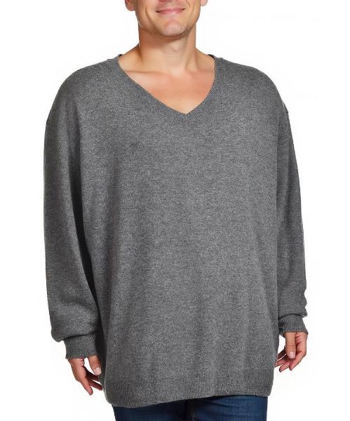 Снимка на Мъжки пуловер с вълна и кашмир