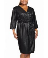 Снимка на Рокля еко кожа