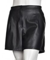 Снимка на Дамски къс панталон еко кожа