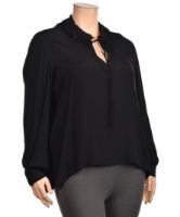 Снимка на Дамска блуза с коприна