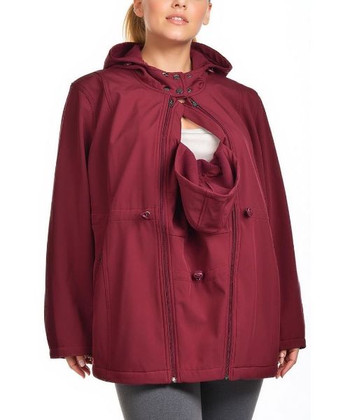 Снимка на Дамско яке с приставка за новородено