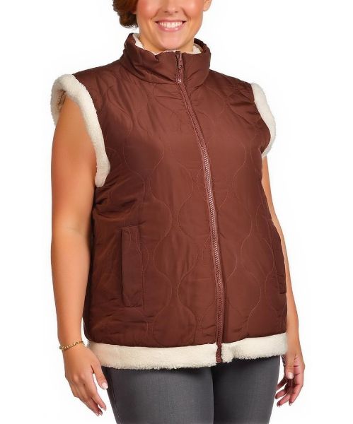 Снимка на Дамски елек с две лица