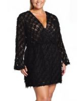 Снимка на Официалнa рокля с полупрозрачна горна част