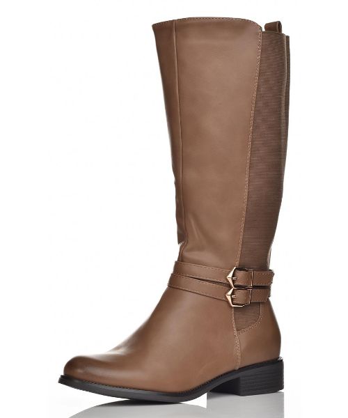 Снимка на Дамски ботуши еко кожа