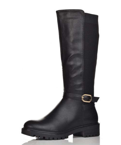 Снимка на Дамски ботуши еко кожа