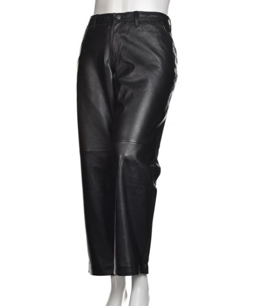 Снимка на Дамски панталон естествена кожа