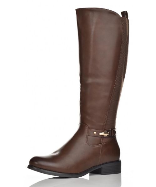 Снимка на Дамски ботуши еко кожа