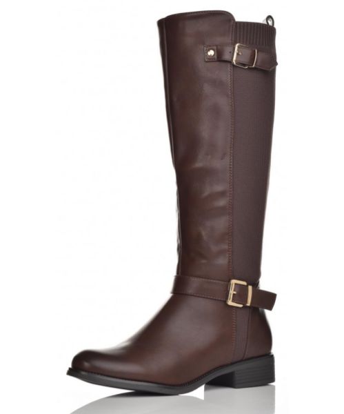 Снимка на Дамски ботуши еко кожа