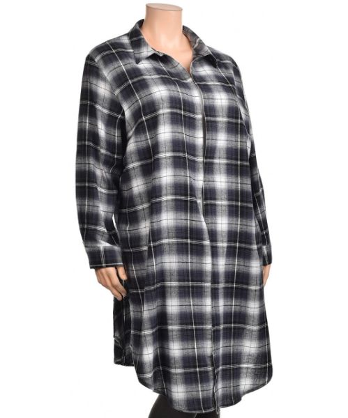 Снимка на Дамска риза без закопчаване