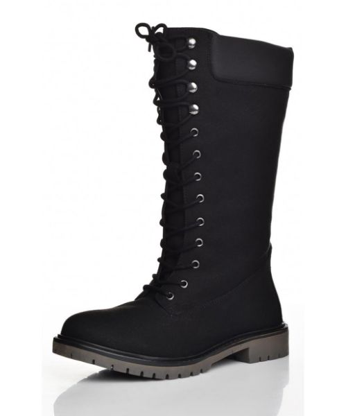 Снимка на Дамски ботуши еко кожа