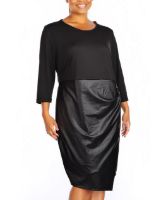 Снимка на Рокля с еко кожа