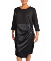 Снимка на Рокля с еко кожа