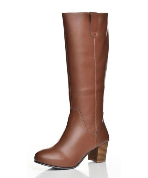 Снимка на Дамски ботуши еко кожа